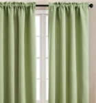 Sage Green Blackout Curtain (Rod-Pocket, Thermal & Energy-Saving)