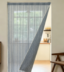 Embroidered Tassel Bohemian Door Curtain (Semi-Sheer, Decorative Partition)